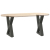 Nogi do stolika kawowego 2 szt. Antracyt 38x(42-43,3) cm Stal