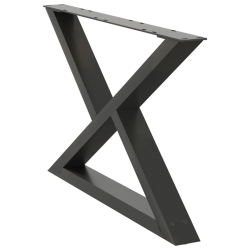 Nogi do stolika kawowego 2 szt. Antracyt 70x(42-43,3) cm Stal