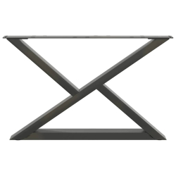Nogi do stolika kawowego 2 szt. Antracyt 70x(42-43,3) cm Stal