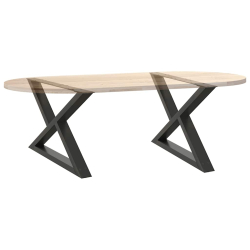 Nogi do stolika kawowego 2 szt. Antracyt 70x(42-43,3) cm Stal
