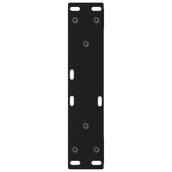 Nogi do stolika kawowego 2 szt. Czarne 38x(42-43,3) cm Stal