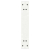 Nogi do stołu jadalnego 2 szt. Białe 60x(72-73,3) cm Stal