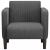 Sofa Fotel z Podłokietnikami Ciemnoszary 54 cm Tkanina Corduroy