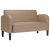 Sofa dwuosobowa Cappuccino 110 cm Skóra ekologiczna