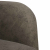 Sofa dwuosobowa ciemnoszara 110 cm sztuczna skóra