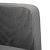 Sofa dwuosobowa Ciemnoszara 109 cm Tkanina sztruksowa