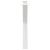 Nogi do stołu jadalnego, 2 szt., białe, 90x(72-73) cm, stal