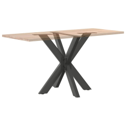 Noga do stołu jadalnego, antracyt, 85x85x(72-73) cm, stal