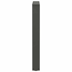 Nogi stołu jadalnego w kształcie litery V 3 szt. Antracyt Stal
