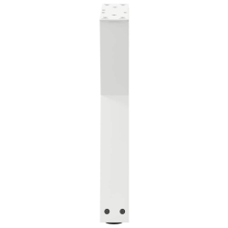 Nogi do stolika kawowego 2 szt. Białe 28x(42-43,3) cm Stal