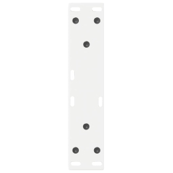 Nogi do stolika kawowego 2 szt. Białe 28x(42-43,3) cm Stal