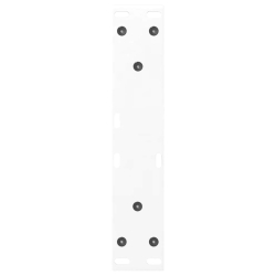 Nogi do stolika kawowego 2 szt. Białe 40x(30-31,3) cm Stal