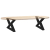 Nogi do stolika kawowego 2 szt. Czarne 60x(30-31,3) cm Stal