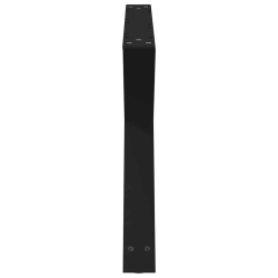 Nogi do stolika kawowego 2 szt. Czarne 70x(42-43,3) cm Stal
