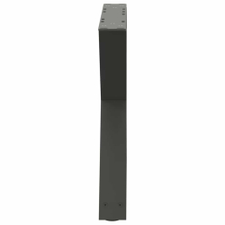 Nogi do stolika kawowego 2 szt. Antracyt 50x(42-43,3) cm Stal