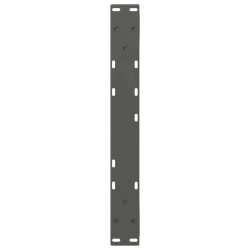 Nogi do stolika kawowego 2 szt. Antracyt 50x(42-43,3) cm Stal