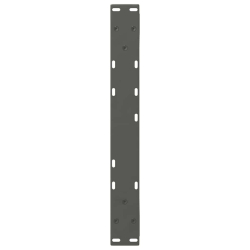 Nogi do stolika kawowego 2 szt. Antracyt 60x(42-43,3) cm Stal