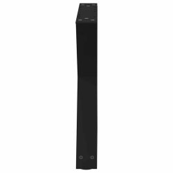 Nogi do stolika kawowego 2 szt. Czarne 50x(42-43,3) cm Stal