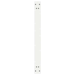 Nogi do stołu jadalnego 2 szt. Białe 90x(72-73,3) cm Stal