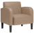 Sofa Fotel z Podłokietnikami Cappuccino 54 cm Skóra ekologiczna
