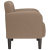 Sofa Fotel z Podłokietnikami Cappuccino 54 cm Skóra ekologiczna