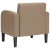 Sofa Fotel z Podłokietnikami Cappuccino 54 cm Skóra ekologiczna