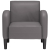 Sofa Fotel z Podłokietnikami Szary 54 cm Skóra ekologiczna