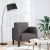 Sofa Fotel z Podłokietnikami Szary 54 cm Skóra ekologiczna