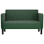 Sofa dwuosobowa Jungle Green 109 cm Tkanina sztruksowa