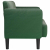 Sofa dwuosobowa Jungle Green 109 cm Tkanina sztruksowa
