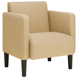 Sofa Fotel z Podłokietnikami Jasnozielony Szary 54 cm