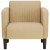 Sofa Fotel z Podłokietnikami Jasnozielony Szary 54 cm