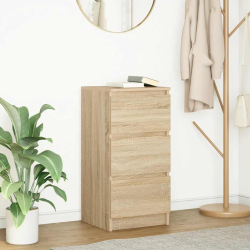 Komoda Sonoma Oak 37,5x35x76 cm Drewno klejone