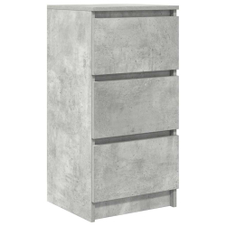Komoda Betonowa Szara 37,5x35x76 cm Drewno klejone