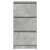 Komoda Betonowa Szara 37,5x35x76 cm Drewno klejone