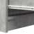 Komoda Betonowa Szara 37,5x35x76 cm Drewno klejone