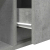Szafka RTV Beton Szary 60x31x25,5 cm Drewno klejone