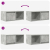 Szafka RTV Beton Szary 60x31x25,5 cm Drewno klejone