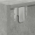 Szafka RTV Beton Szary 60x31x25,5 cm Drewno klejone