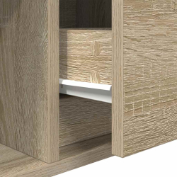 Szafka RTV Sonoma Oak 60x31x25,5 cm Drewno klejone