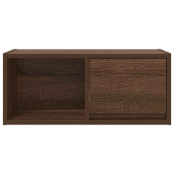 Szafka RTV Brązowy Dąb 60x31x25,5 cm Drewno klejone