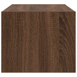 Szafka RTV Brązowy Dąb 60x31x25,5 cm Drewno klejone