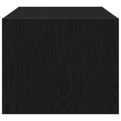 Szafka RTV Czarny Dąb 60x31x25,5 cm Drewno klejone