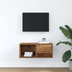 Szafka RTV Stare drewno 60x31x25,5 cm Drewno klejone
