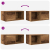 Szafka RTV Stare drewno 60x31x25,5 cm Drewno klejone