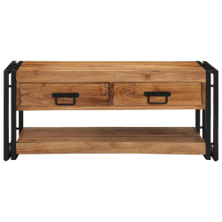 Stolik kawowy 90x50x38 cm Drewno lite Akacja