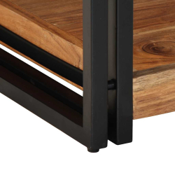 Stolik kawowy 90x50x38 cm Drewno lite Akacja