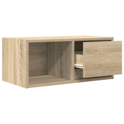 Szafki RTV 2 szt. Dąb Sonoma 60x31x25,5 cm Drewno klejone