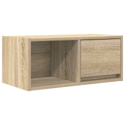 Szafki RTV 2 szt. Dąb Sonoma 60x31x25,5 cm Drewno klejone