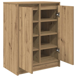 Szafka na buty Artisan Oak 57x34x76 cm Drewno klejone